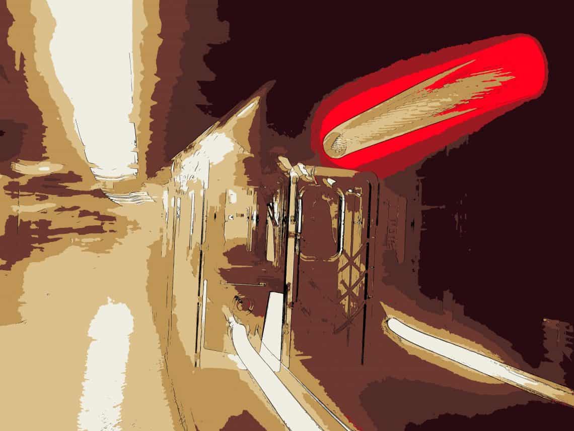 On The 4 Train NYC, Digital Photo, Me, 2007