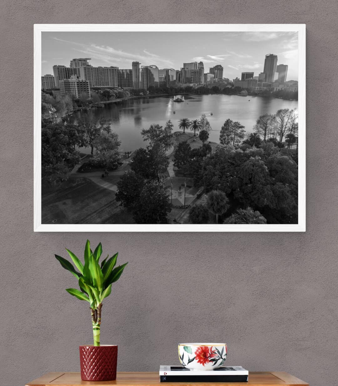 Orlando Skyline Cityscape, Florida, Me, Digital Photos