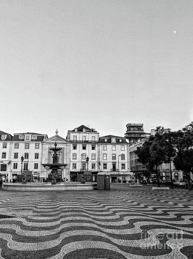 Praca do Comercio Lisbon Portugal Golden Hour Sunset Square
